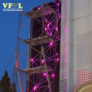 Hiệu ứng sao đèn sợi quang The Aspria Bình Dương