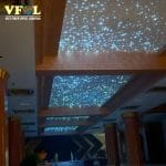 Nhà hàng tiệc cưới Nam Bộ, hệ đèn trần sao tại sảnh chính